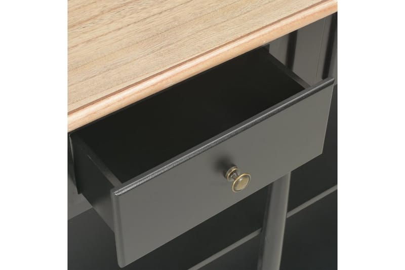 Konsolbord svart 120x30x76 cm MDF - Svart - Möbler - Bord & matgrupper - Avlastningsbord - Konsolbord & sidobord