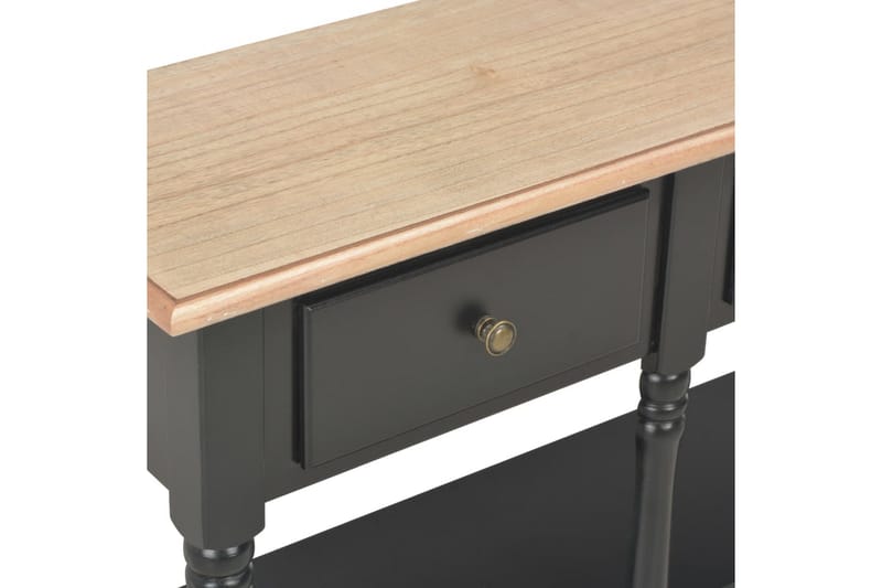 Konsolbord svart 120x30x76 cm MDF - Svart - Möbler - Bord & matgrupper - Avlastningsbord - Konsolbord & sidobord