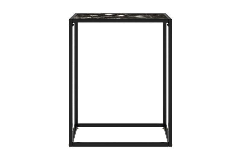 Konsolbord svart 60x35x75 cm härdat glas - Svart - Hallbord - Konsolbord & sidobord