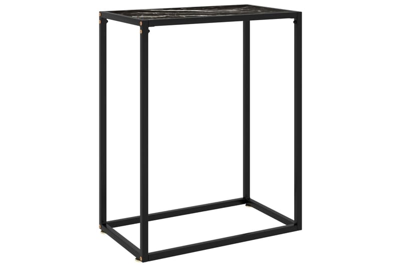 Konsolbord svart 60x35x75 cm härdat glas - Svart - Möbler - Bord & matgrupper - Avlastningsbord - Konsolbord & sidobord