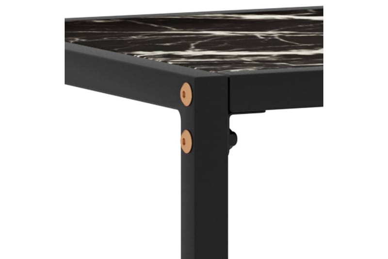 Konsolbord svart 60x35x75 cm härdat glas - Svart - Möbler - Bord & matgrupper - Avlastningsbord - Konsolbord & sidobord