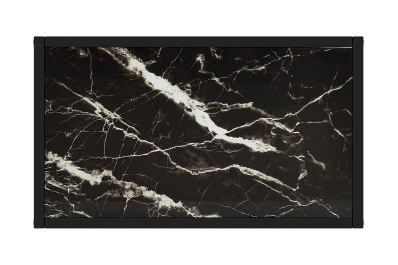 Konsolbord svart 60x35x75 cm härdat glas - Svart - Möbler - Bord & matgrupper - Avlastningsbord - Konsolbord & sidobord