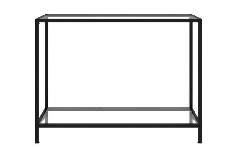 Konsolbord transparent 100x35x75 cm härdat glas - Transparent - Hallbord - Konsolbord & sidobord