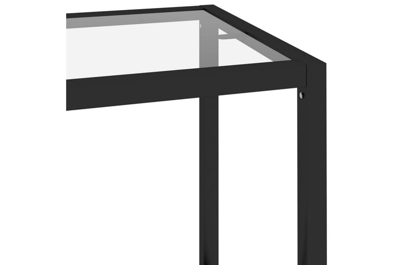 Konsolbord transparent 100x36x168 cm härdat glas - Transparent - Hallbord - Konsolbord & sidobord
