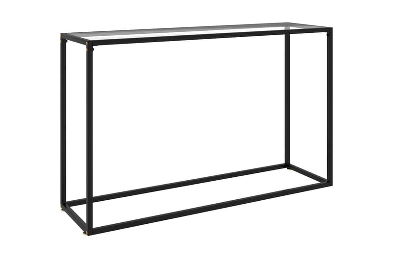 Konsolbord transparent 120x35x75 cm härdat glas - Transparent - Möbler - Bord & matgrupper - Avlastningsbord - Konsolbord & sidobord
