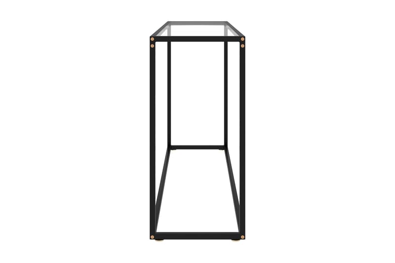 Konsolbord transparent 120x35x75 cm härdat glas - Transparent - Möbler - Bord & matgrupper - Avlastningsbord - Konsolbord & sidobord