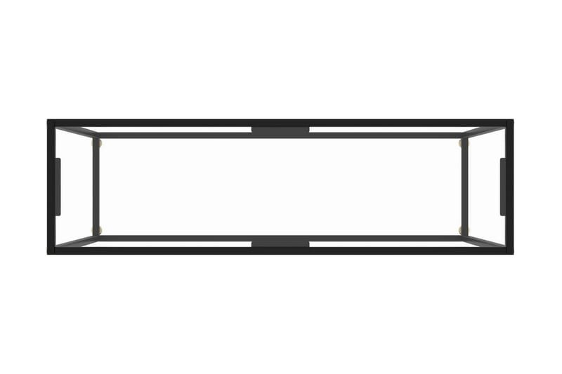 Konsolbord transparent 120x35x75 cm härdat glas - Transparent - Möbler - Bord & matgrupper - Avlastningsbord - Konsolbord & sidobord
