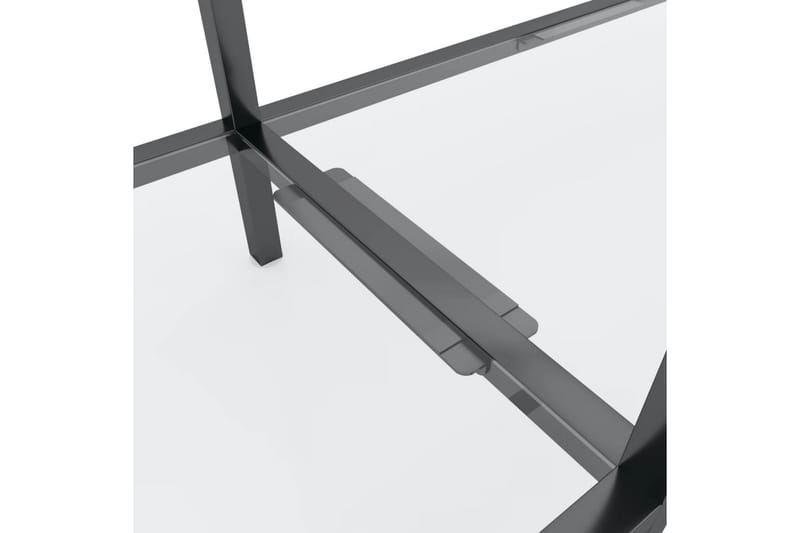 Konsolbord transparent 140x35x75,5 cm härdat glas - Transparent - Hallbord - Konsolbord & sidobord