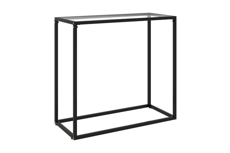 Konsolbord transparent 80x35x75 cm härdat glas - Transparent - Möbler - Bord & matgrupper - Avlastningsbord - Konsolbord & sidobord