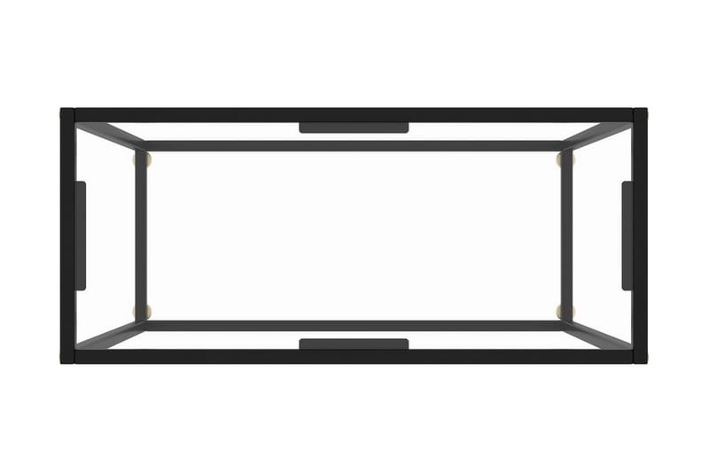 Konsolbord transparent 80x35x75 cm härdat glas - Transparent - Möbler - Bord & matgrupper - Avlastningsbord - Konsolbord & sidobord