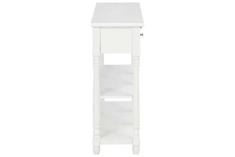 Konsolbord vit 120x30x76 cm MDF - Vit - Möbler - Bord & matgrupper - Avlastningsbord - Konsolbord & sidobord