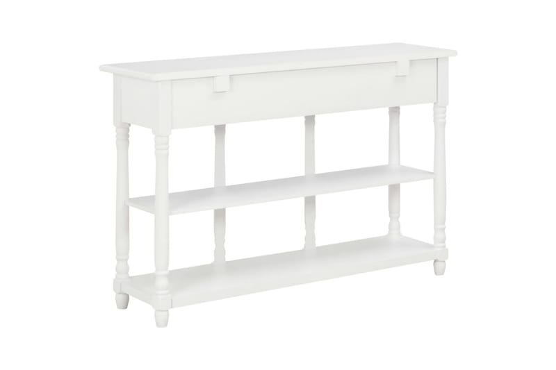 Konsolbord vit 120x30x76 cm MDF - Vit - Möbler - Bord & matgrupper - Avlastningsbord - Konsolbord & sidobord
