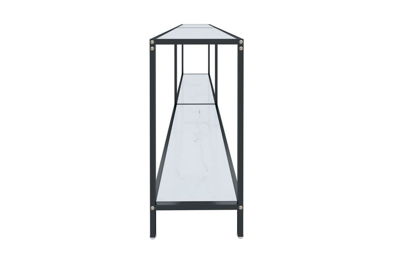 Konsolbord vit 220x35x75,5 cm härdat glas - Vit - Möbler - Bord & matgrupper - Avlastningsbord - Konsolbord & sidobord