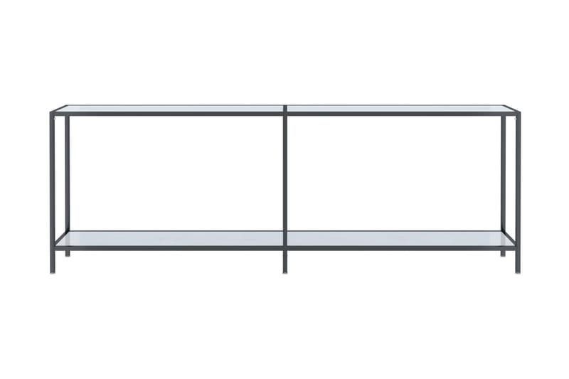Konsolbord vit 220x35x75,5 cm härdat glas - Vit - Hallbord - Konsolbord & sidobord