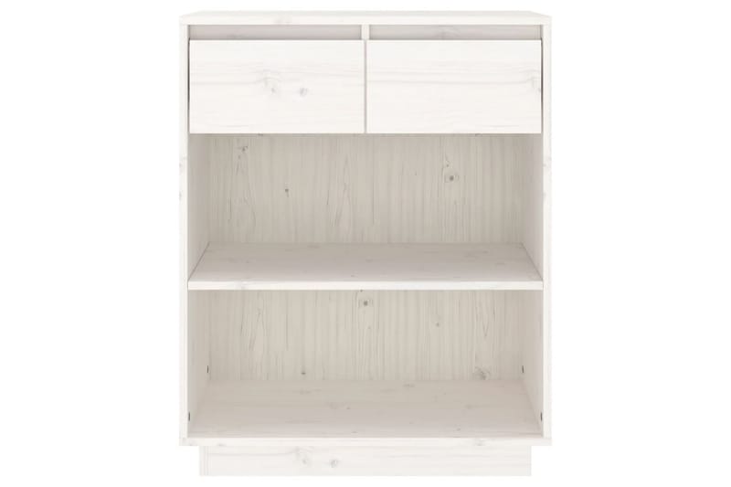 Konsolbord vit 60x34x75 cm massiv furu - Vit - Möbler - Bord & matgrupper - Avlastningsbord - Konsolbord & sidobord