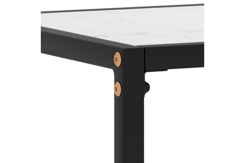 Konsolbord vit 60x35x75 cm härdat glas - Vit - Möbler - Bord & matgrupper - Avlastningsbord - Konsolbord & sidobord