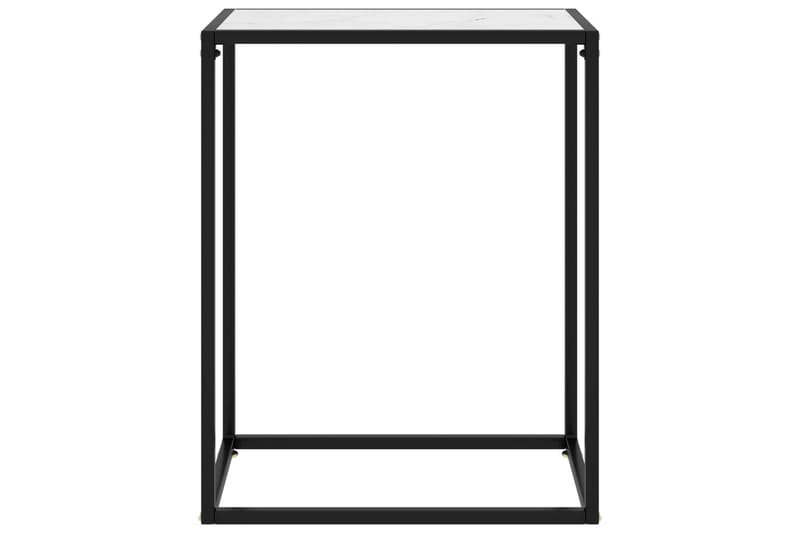 Konsolbord vit 60x35x75 cm härdat glas - Vit - Möbler - Bord & matgrupper - Avlastningsbord - Konsolbord & sidobord