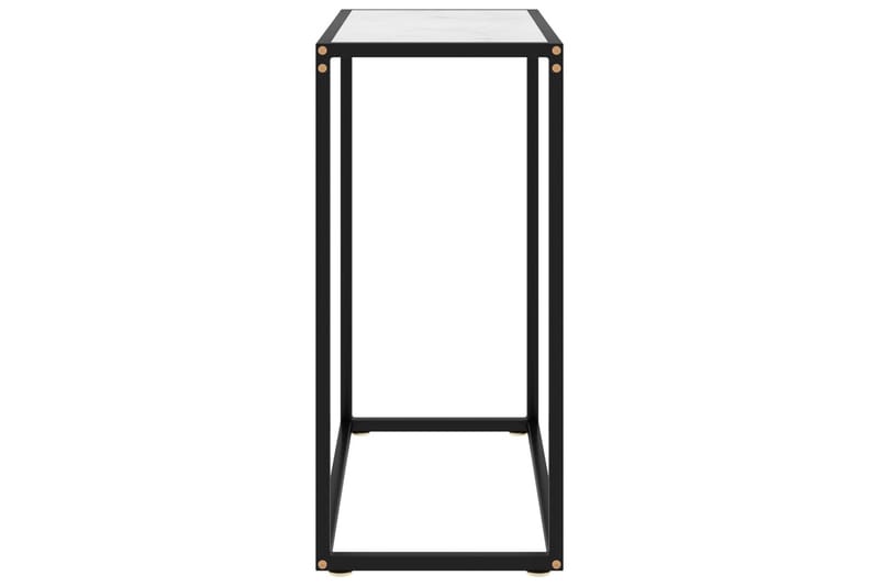 Konsolbord vit 60x35x75 cm härdat glas - Vit - Möbler - Bord & matgrupper - Avlastningsbord - Konsolbord & sidobord