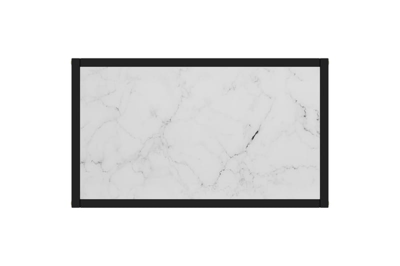 Konsolbord vit 60x35x75 cm härdat glas - Vit - Möbler - Bord & matgrupper - Avlastningsbord - Konsolbord & sidobord
