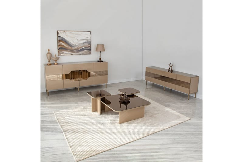 Lissione Konsollbord 180 cm - Brons - Förvaring - Förvaringsmöbler - Sideboard & skänk