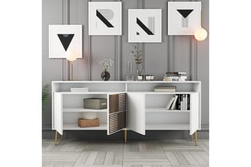 Lissione Konsollbord 180 cm - Guld/Vit - Förvaring - Förvaringsmöbler - Sideboard & skänk
