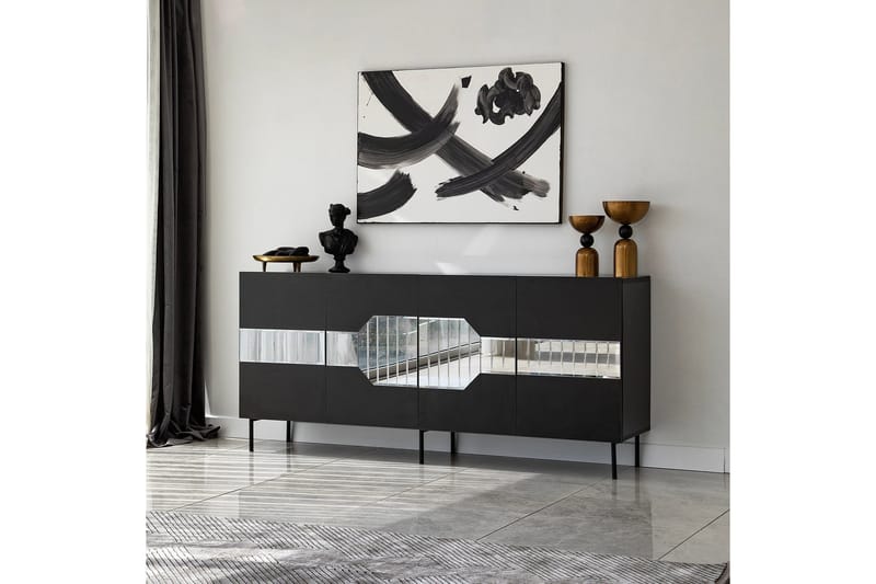 Lissione Konsollbord 180 cm - Svart - Förvaring - Förvaringsmöbler - Sideboard & skänk