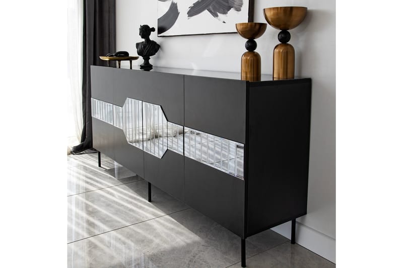 Lissione Konsollbord 180 cm - Svart - Förvaring - Förvaringsmöbler - Sideboard & skänk