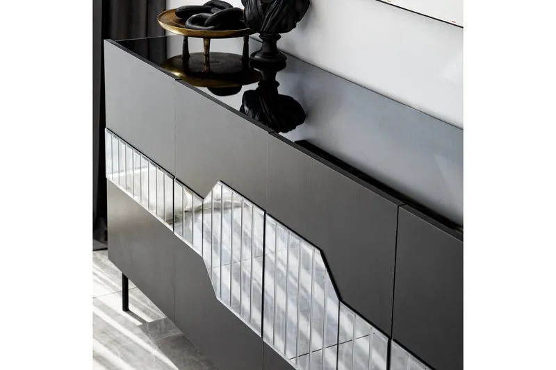 Lissione Konsollbord 180 cm - Svart - Förvaring - Förvaringsmöbler - Sideboard & skänk