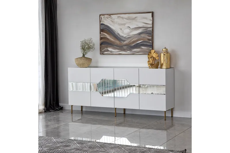 Lissione Konsollbord 180 cm - Vit - Förvaring - Förvaringsmöbler - Sideboard & skänk