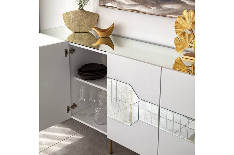 Lissione Konsollbord 180 cm - Vit - Förvaring - Förvaringsmöbler - Sideboard & skänk