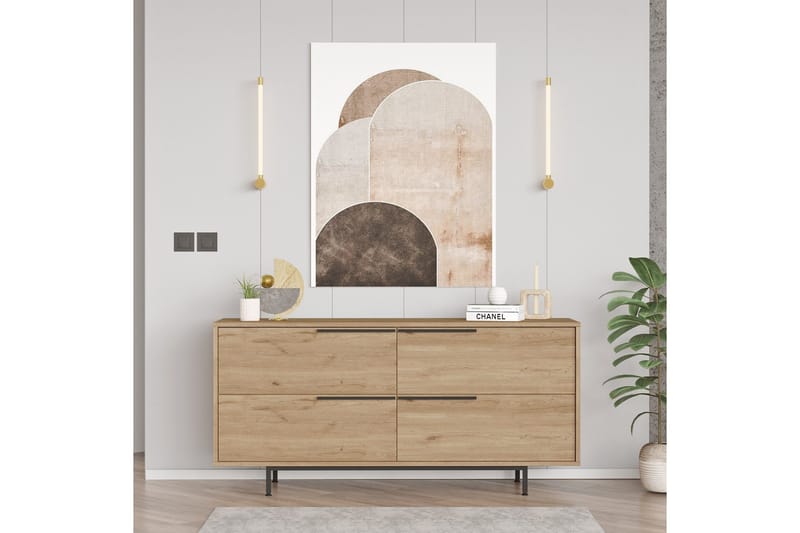 Liyakat Konsollbord 160 cm - Valnöt - Möbler - Bord & matgrupper - Avlastningsbord - Konsolbord & sidobord