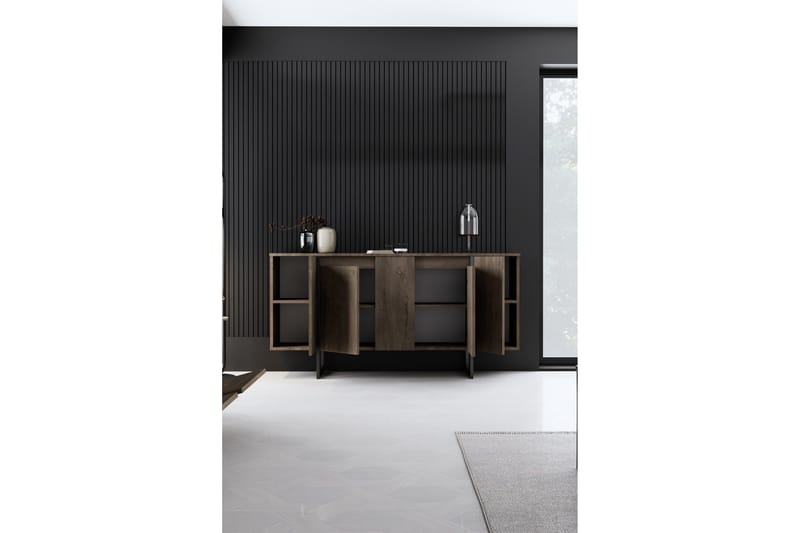 Luxe Konsollbord 160 cm - Brun/Svart - Förvaring - Förvaringsmöbler - Sideboard & skänk