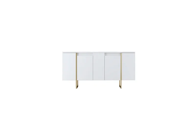 Luxe Konsollbord 160 cm - Vit/Guld - Förvaring - Förvaringsmöbler - Sideboard & skänk