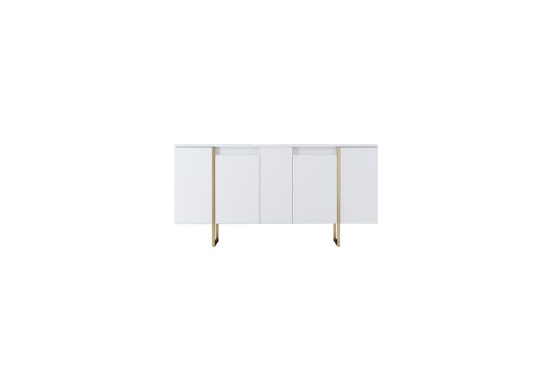 Luxe Konsollbord 160 cm - Vit/Guld - Möbler - Bord & matgrupper - Avlastningsbord - Konsolbord & sidobord