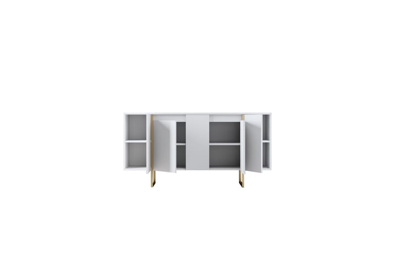 Luxe Konsollbord 160 cm - Vit/Guld - Möbler - Bord & matgrupper - Avlastningsbord - Konsolbord & sidobord