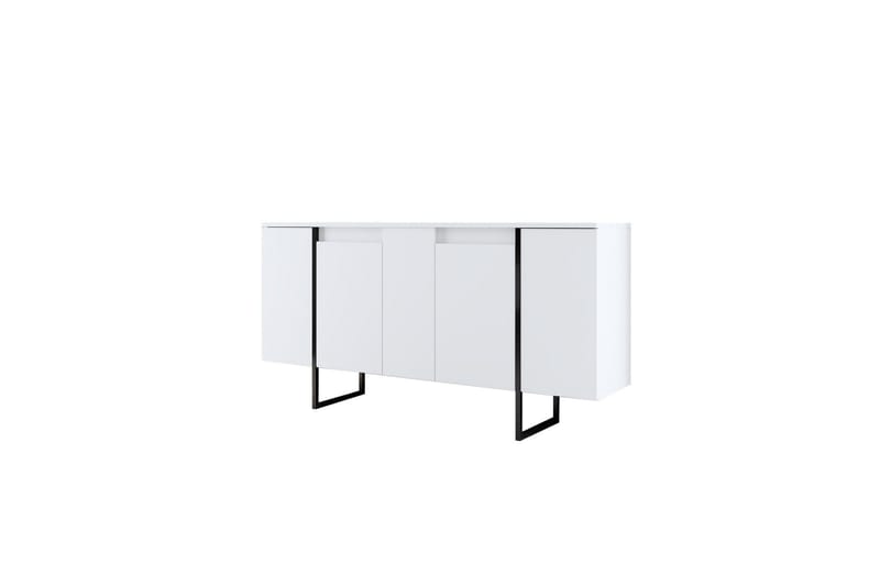 Luxe Konsollbord 160 cm - Vit/Svart - Förvaring - Förvaringsmöbler - Sideboard & skänk