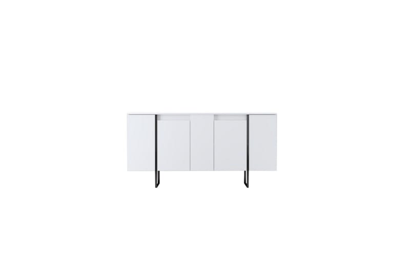 Luxe Konsollbord 160 cm - Vit/Svart - Förvaring - Förvaringsmöbler - Sideboard & skänk