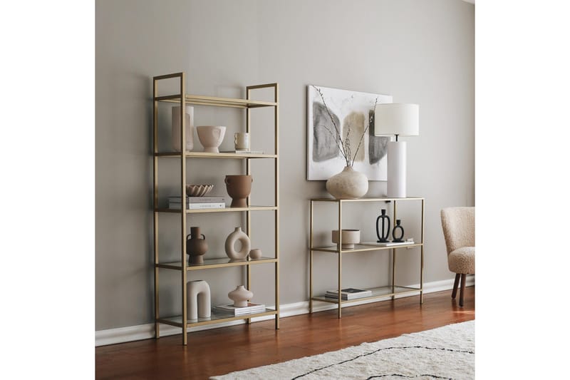 Lychester Avlastningsbord 100 cm - Guld - Möbler - Bord & matgrupper - Avlastningsbord - Konsolbord & sidobord