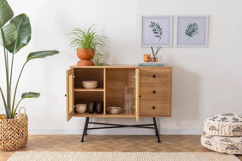 Makwana Konsollbord 120 cm - Natural - Förvaring - F örvaringsmöbler - Sideboard & skänk