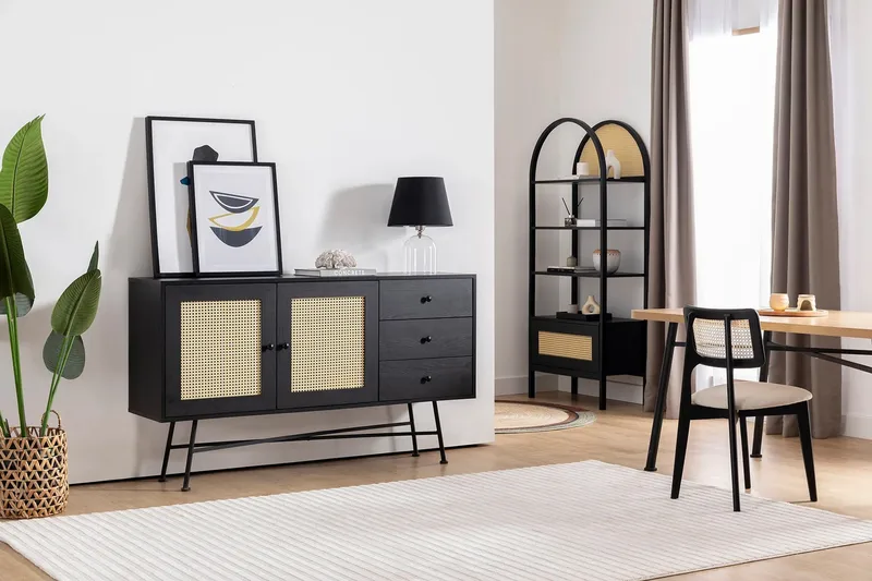 Makwana Konsollbord 160 cm, Svart