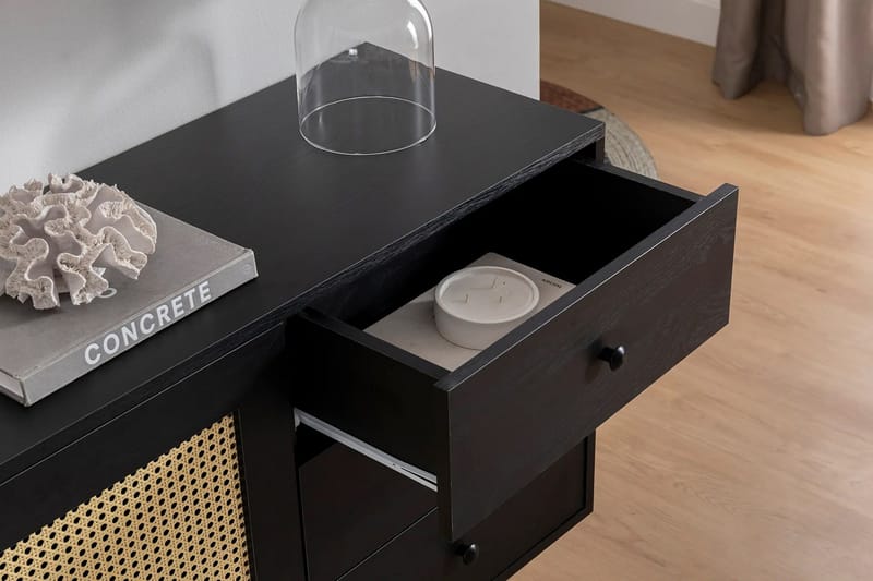 Makwana Konsollbord 160 cm - Svart - Förvaring - Förvaringsmöbler - Sideboard & skänk