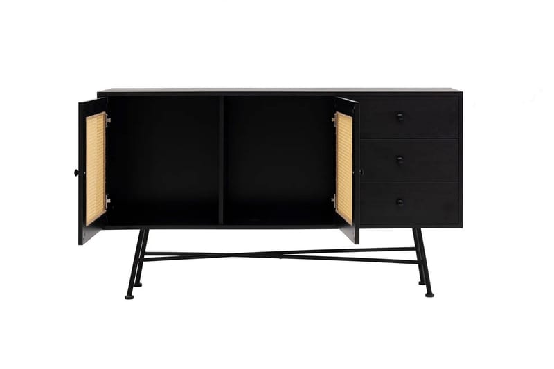 Makwana Konsollbord 160 cm - Svart - Förvaring - Förvaringsmöbler - Sideboard & skänk