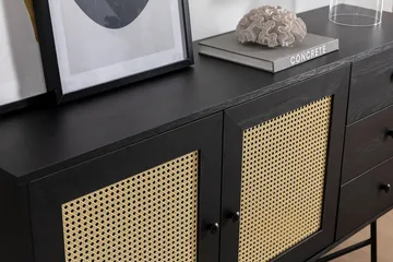 Makwana Konsollbord 160 cm - Svart - Förvaring - Förvaringsmöbler - Sideboard & skänk