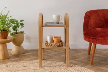 Makwana Skänk 30 cm - Natural - Möbler - Bord & matgrupper - Avlastningsbord - Brickbord & småbord