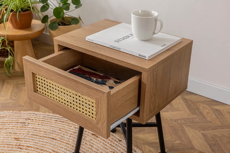 Makwana Skänk 40 cm - Natural - Möbler - Bord & matgrupper - Avlastningsbord - Sängbord & nattduksbord