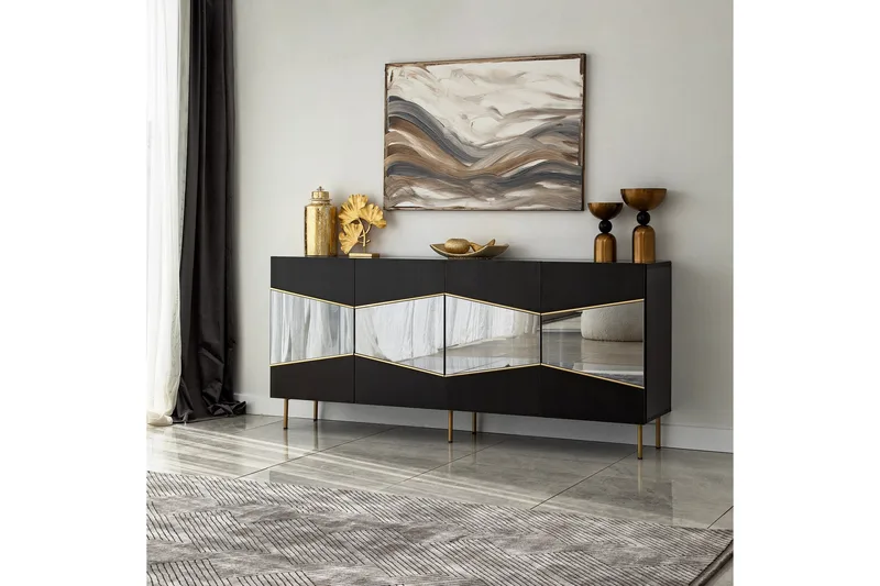 Mami Konsollbord 180 cm - Svart - Förvaring - Förvaringsmöbler - Sideboard & skänk