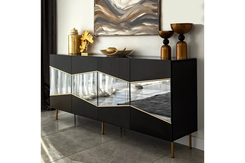 Mami Konsollbord 180 cm - Svart - Förvaring - Förvaringsmöbler - Sideboard & skänk
