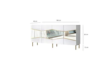 Mami Konsollbord 180 cm - Vit - Förvaring - Förvaringsmöbler - Sideboard & skänk