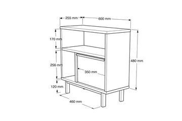 Manuja Skänk 60 cm - Valnöt - Möbler - Bord & matgrupper - Avlastningsbord - Konsolbord & sidobord