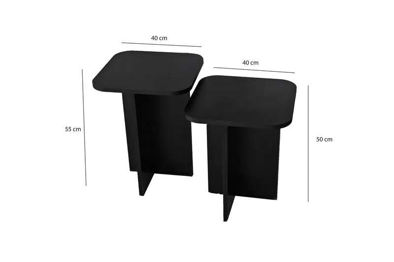 Masakage Skänk 40 cm - Svart - Möbler - Bord & matgrupper - Avlastningsbord - Konsolbord & sidobord